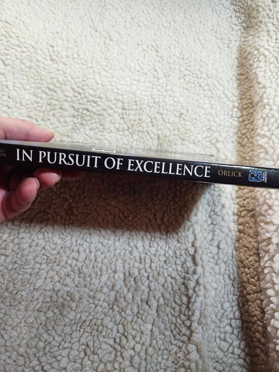 In Pursuit of Excellence Terry Orlick Third Edition Paperback Sports Psychology - Picture 7 of 12
